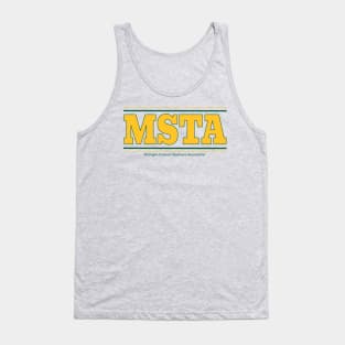 MSTA Old School Marquette Green/Yellow Tank Top